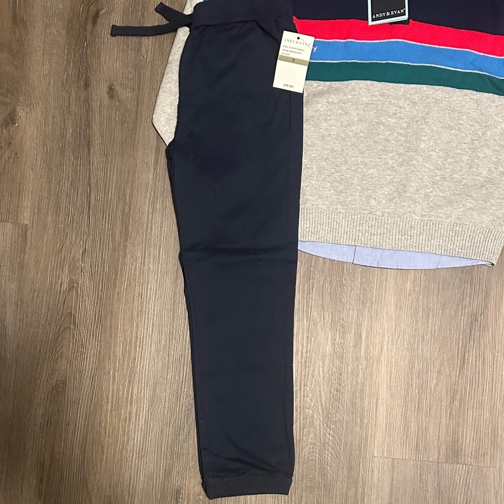 Andy & Evan navy gray
